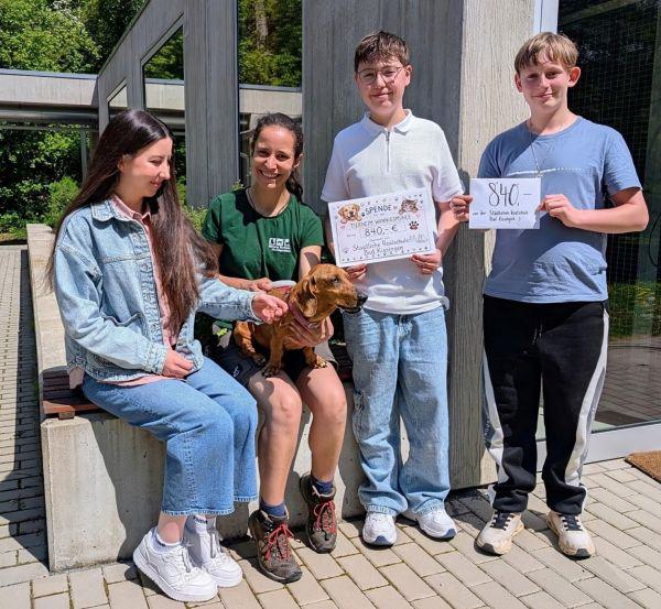 Spende der Staatlichen Realschule KG
